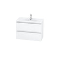 KDK Vita Flux Wall-Mounted PVC Cabinet with U shape soft closing drawers — product view