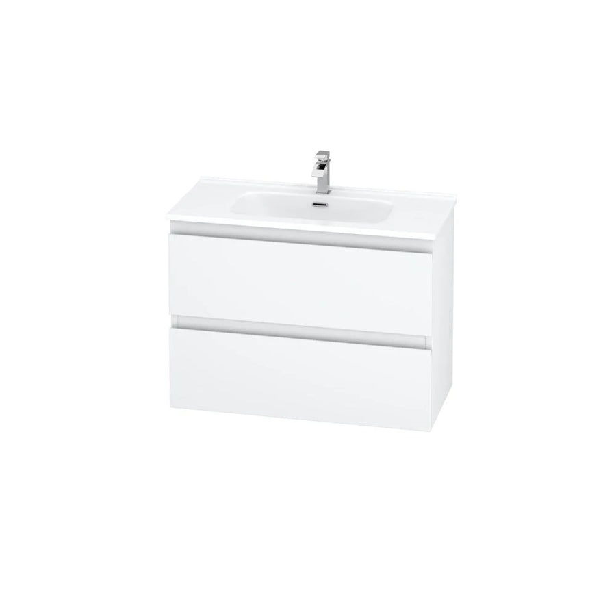 Vita Flux Wall-Mounted PVC Cabinet with U shape soft closing drawers