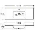 Vito Vanity Top with Undermount Basin For Bathroom — detail 12