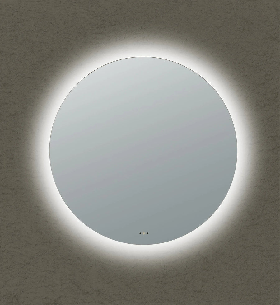 Round Back Lit LED Mirror, Multiple Sizes Available