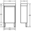 KDK PVC Slim Vanity — detail 5