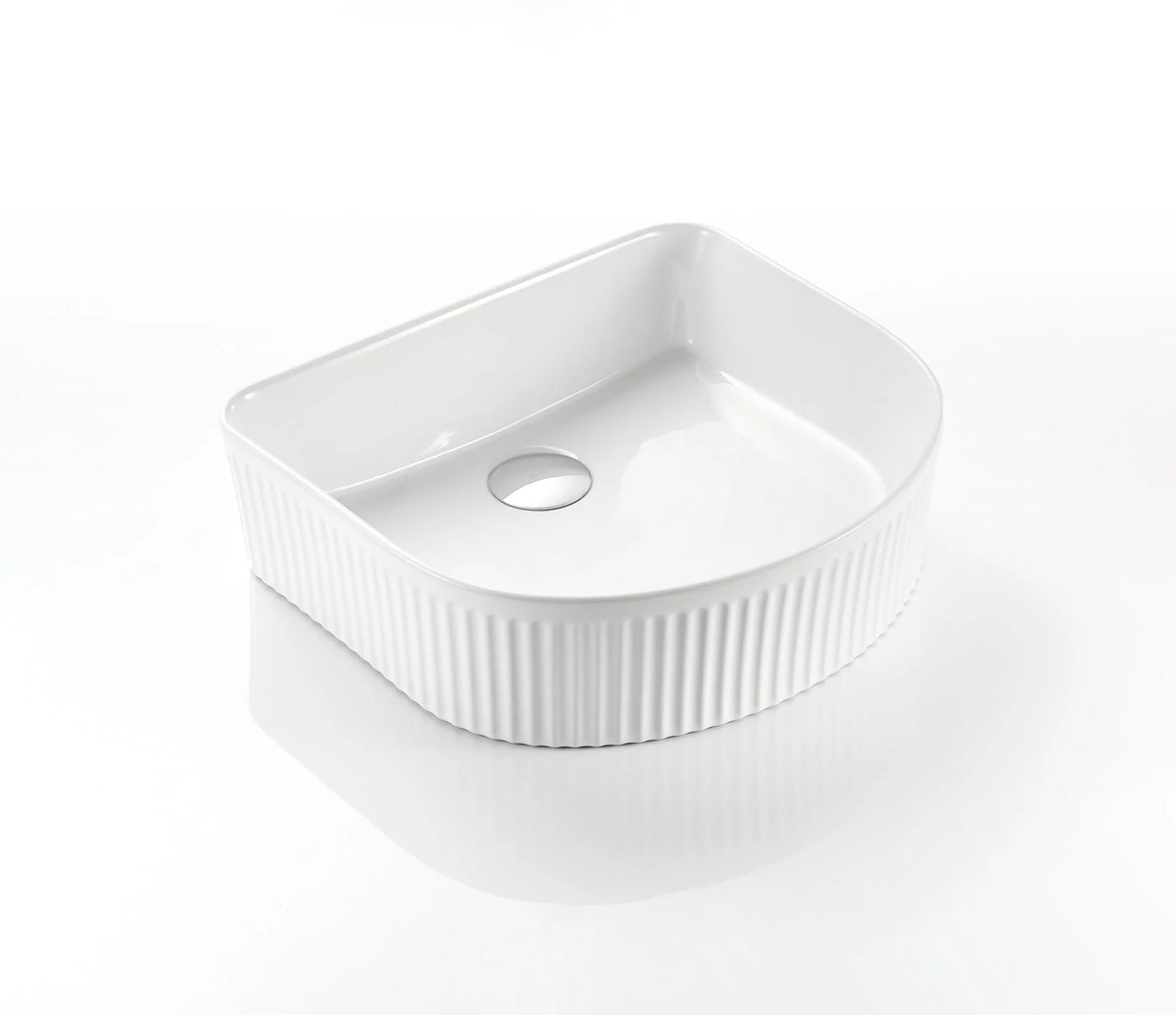 Floe Ribbed Arch Console Basin