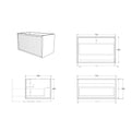 KDK Cielo Standard Wall-Mounted Vanity — detail 5