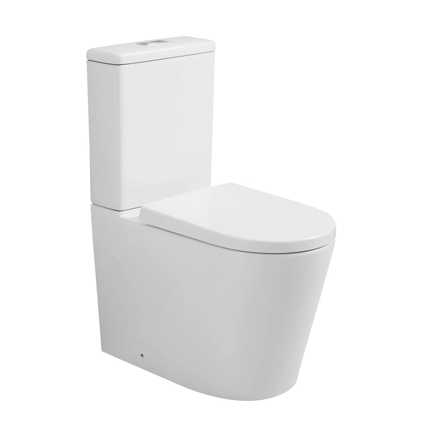 Alpha Tornado Flush Rimless Toilet Suite