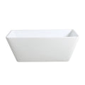 KDK Luno Square Freestanding Bathtub — detail 2
