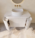 Vito Noosa Fluted Curved Vanity with Side Drawers — detail 3