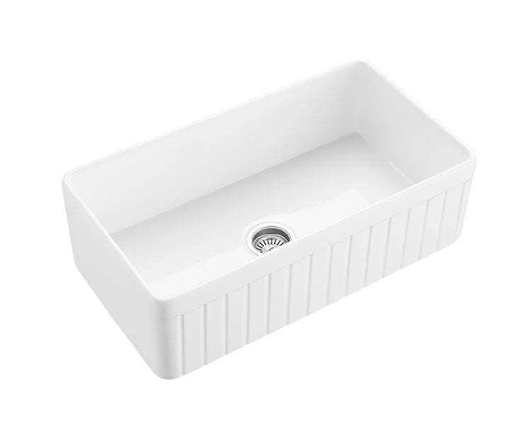 Greenwich Fireclay Farmhouse Single Sink