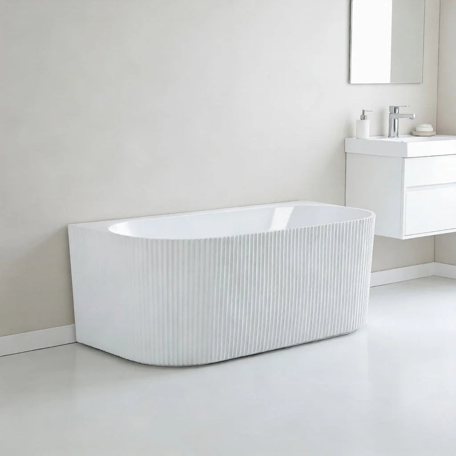 Rochelle Oval Back to Wall Bathtub