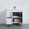 Bathroom Nordic Freestanding Vanity with Legs — detail 5