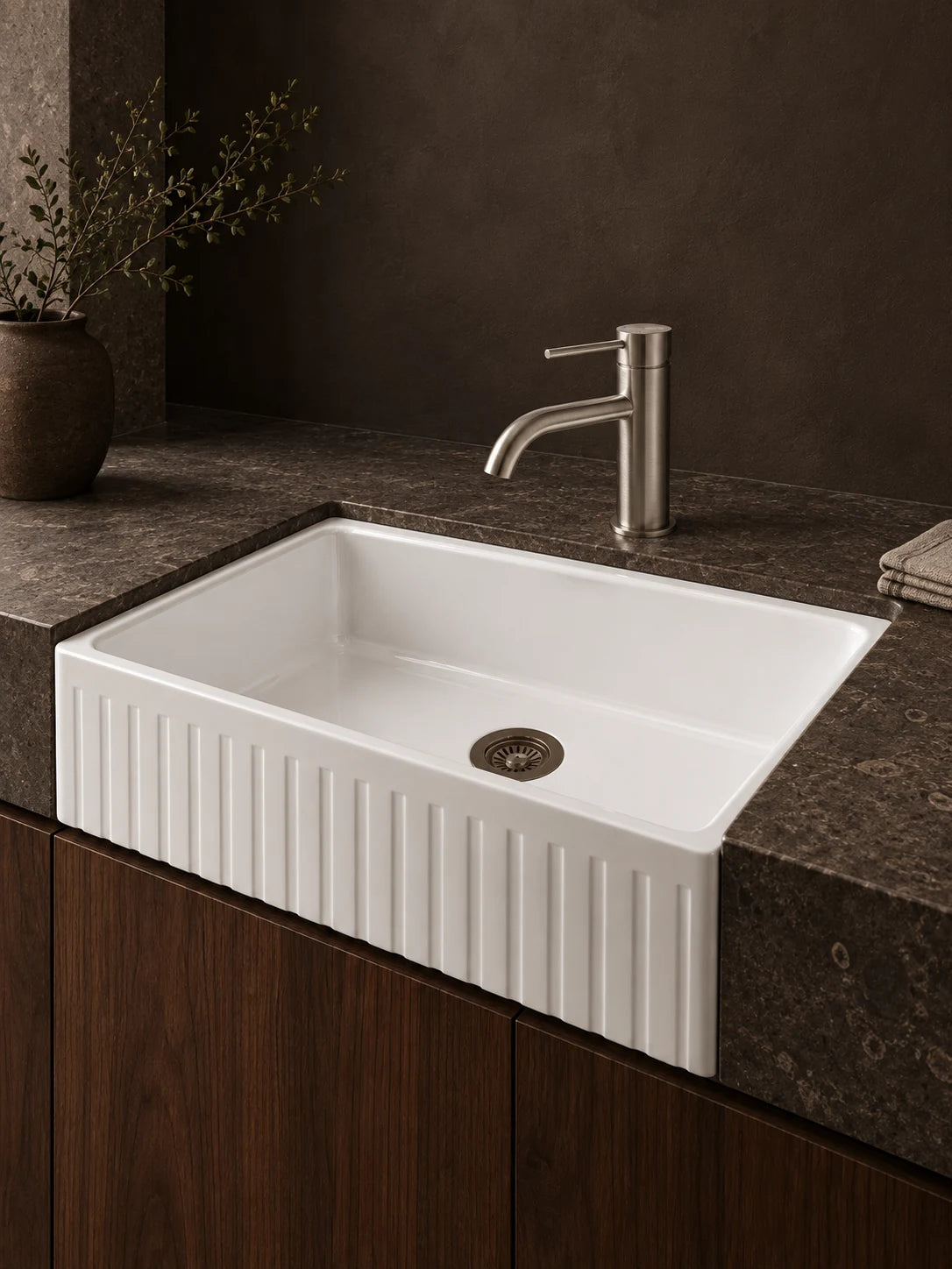 Kitchen sink and tapware